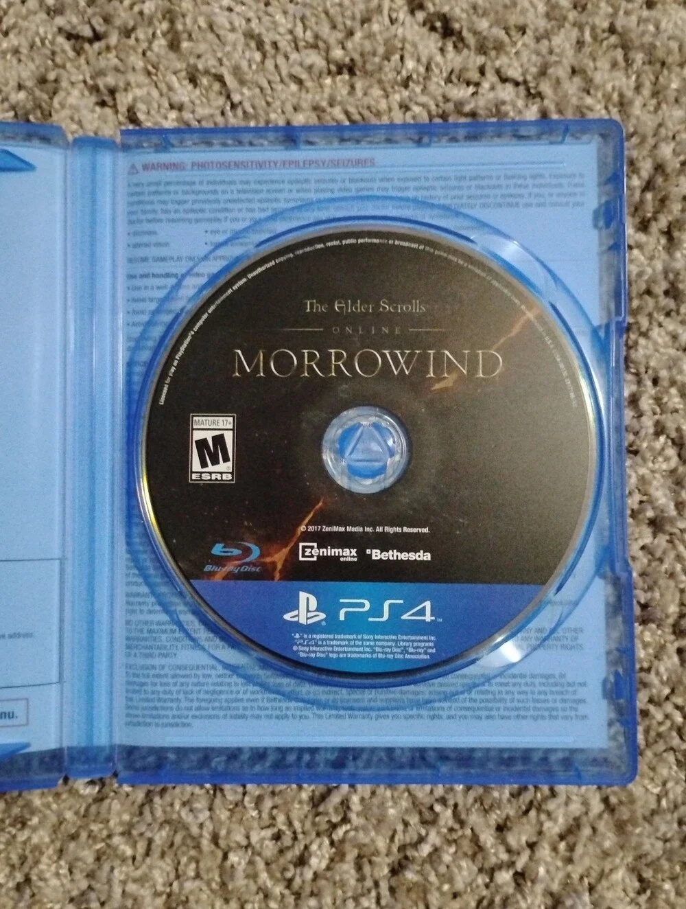The Elder Scrolls Online: Morrowind (PlayStation 4 / PS4) - Complete CIB